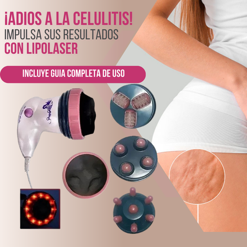 Combate la celulitis y flacidez con masajeador LIPOLASER🔥